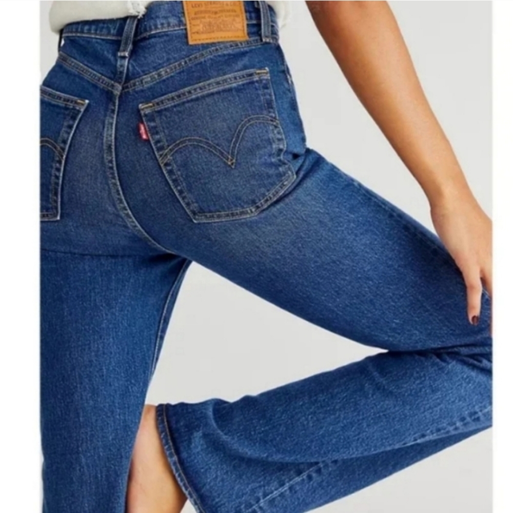 NWT Levi's Ribcage Bootcut Flare High Rise Denim Jeans - Picture 2 of 11